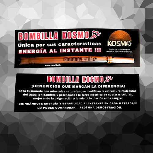Bombilla KOSMO para el mate.